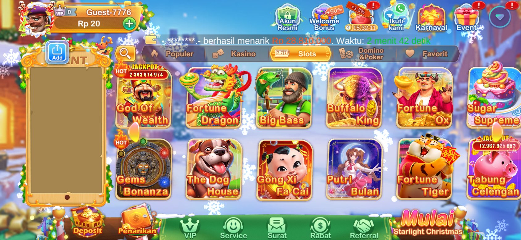 Permainan slot terbaru dengan jackpot besar seperti Fortune Tiger dan Gates of Olympus di she777.